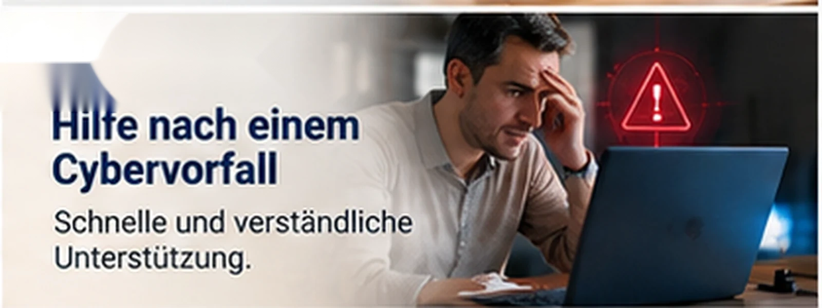 Hilfe nach einem Cybervorfall